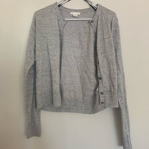 H&M Basic Grey Cardigan ✨